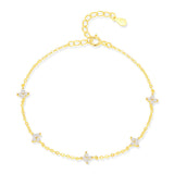 Diamond Flower Temperament Bracelet For Women – Jewelry Gift Ideas — 4