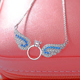 Angel Wings Diamond Crystal Necklace – Jewelry Gift Ideas — 2