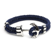 Navy Ship Anchor Bracelet Handmade Couple Hands Men's – Stylish Gifts — 6
