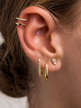 Inlaid Zircon Geometric Versatile Ladies Earring – Jewelry Gift Ideas — 5