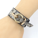 Snake Leather Wrap Bracelet – Jewelry Gift Ideas — 2