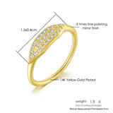 Women's Fashion Gold-plated Simple Thin Ring – Gifts for Her — 5
