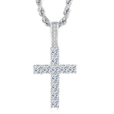Hip Hop Cross Copper Inlaid 4mm Zircon Gold – Jewelry Gift Ideas — 5