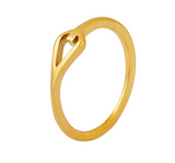 Liora Hollow Heart Gold Ring – Surprise Gifts — 1
