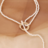 Diamond Pendant Strung With Imitation Pearl – Jewelry Gift Ideas — 7
