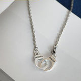 Titanium Steel Vintage Handcuff Necklace – Jewelry Gift Ideas — 3