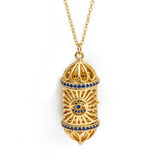 Brass Gold Plated Micropaved Zircon 3D Birdcage – Jewelry Gift Ideas — 5