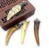 Natural Stone Resin Beef Bone Chilli Pendant – Jewelry Gift Ideas — 4