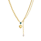 Niche High-grade Pearl Heart Pendant Zircon – Jewelry Gift Ideas — 4