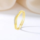 S925 Sterling Silver Light Luxury Minority Stacked – Thoughtful Gifts — 1