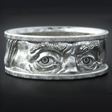 Men And Women Gaze At Embossed Alloy Ring – Gifts for Her — 4