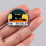 People Cat Corsage Enamel Badge – Cat Lover Gifts — 2