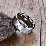 Tungsten Steel Smooth Face Men's Ring – Gifts for Him — 4