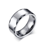 Tungsten Steel Smooth Face Men's Ring – Gifts for Him — 3