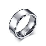 Tungsten Steel Smooth Face Men's Ring – Gifts for Him — 3
