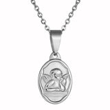 Cute Angel Stainless Steel Necklace For Boys – Jewelry Gift Ideas — 5