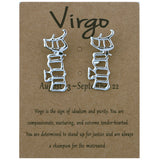 Twelve Constellation English Vintage Alphabet Stud – Stylish Gifts — 10