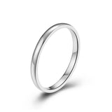 Titanium Steel Couple Vacuum Gold Plated Ring – Gifts for Couples — 7