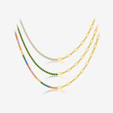 S925 Sterling Silver Thick Straps Clip Stitching – Jewelry Gift Ideas — 1