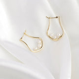 Silver Plated Freshwater Pearl Earrings – Thoughtful Gifts — 3
