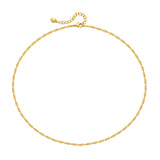 18K Real Gold Fashion Commuter Clavicle Necklace – Jewelry Gift Ideas — 3