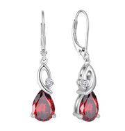 Light Luxury Water Drop Copper Zircon Earrings Female – Gifts for Her — 6
