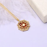 Red Agate Star Moon Collar Necklace – Jewelry Gift Ideas — 5
