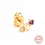 Twelve Constellations Creative Personality Earrings – Practical Gifts — 11