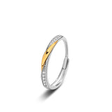 Sterling Silver Couple Ring Fashion All Match For Men – Stylish Gifts — 4