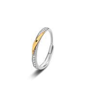 Sterling Silver Couple Ring Fashion All Match For Men – Stylish Gifts — 4