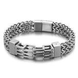 Titanium Steel Men's Bracelet Double-layer – Jewelry Gift Ideas — 5