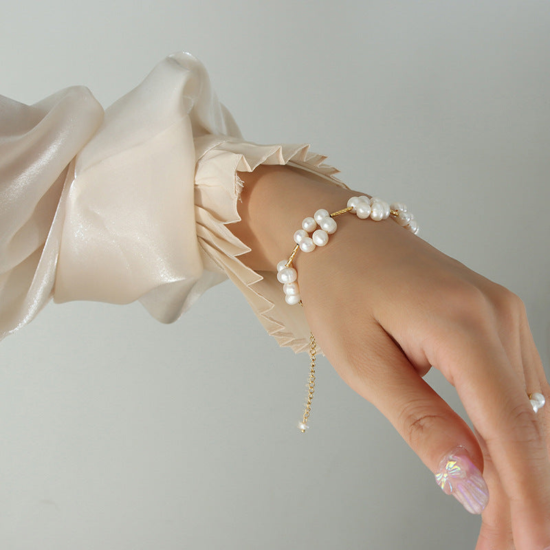 Pearl Hand String Copper Material Is Fashionable – Birthday Gifts — 1