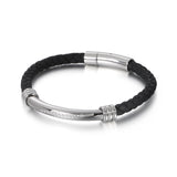 Simple Leather Rope Braided Fashion Men's Bracelet – Stylish Gifts — 10
