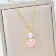 Square Necklace Female Premium Clavicle Chain – Jewelry Gift Ideas — 5