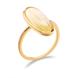 Vintage Natural Gold Hair Crystal Ring – Beauty Gifts — 4