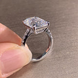 Princess Square Fashion Wild Rock Candy Wedding Ring – Stylish Gifts — 5