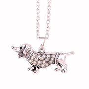 Dallas Dog Zinc Alloy Diamond-studded Necklace – Jewelry Gift Ideas — 8