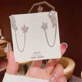 Ladies Fashion Silver Needle Tassel Ear Thread – Stylish Gifts — 3