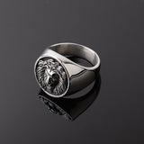 Men's Retro Lion's Head Stainless Steel Ring – Gifts for Him — 11