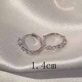 Mother-of-pearl Cross High-end Simple Ear Hoop Ear – Gifts for Her — 6
