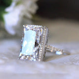 Bright Rectangular Eye-catching Ring Fashion Simple – Stylish Gifts — 3
