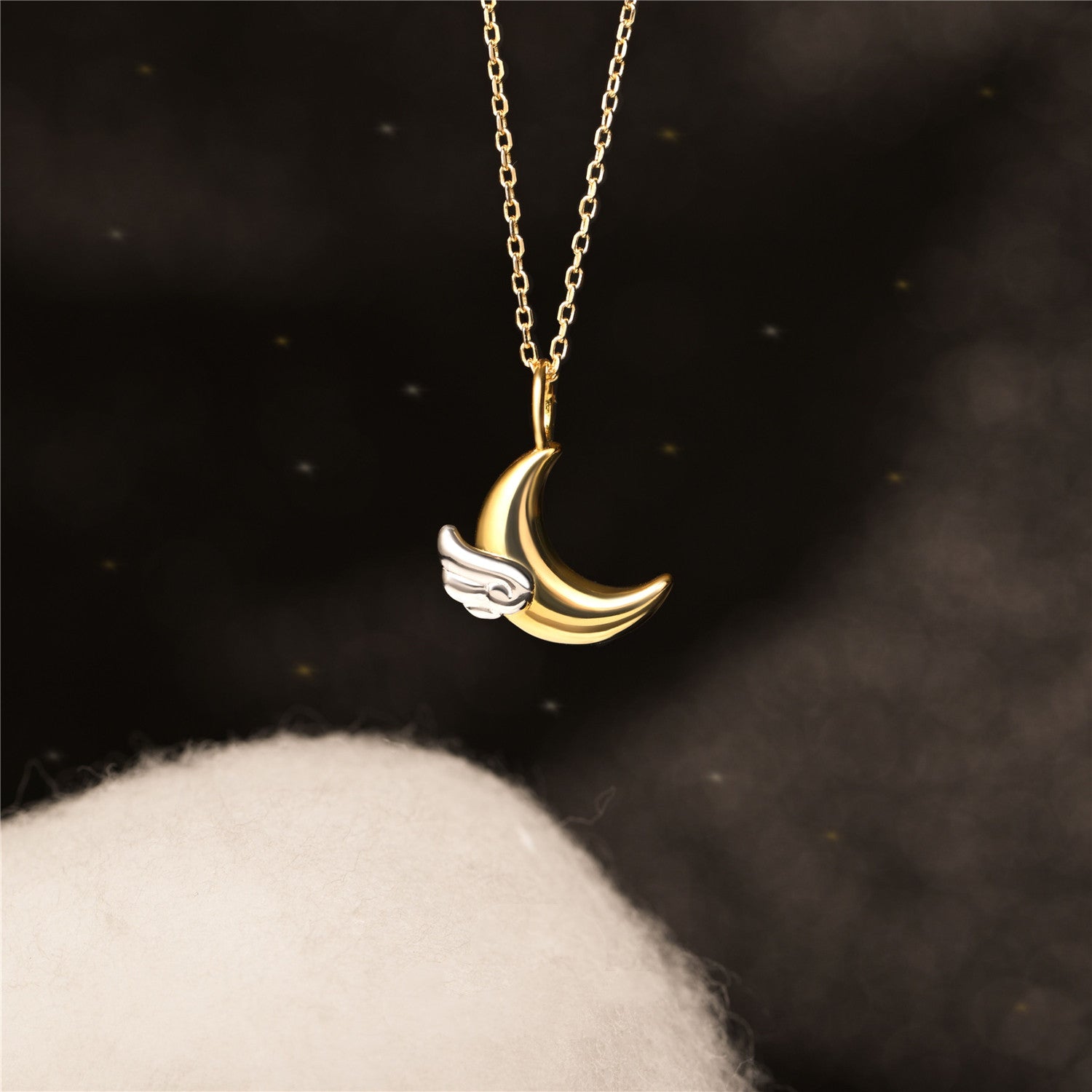 S925 Silver Dreams Come True Moon Pendant – Jewelry Gift Ideas — 1