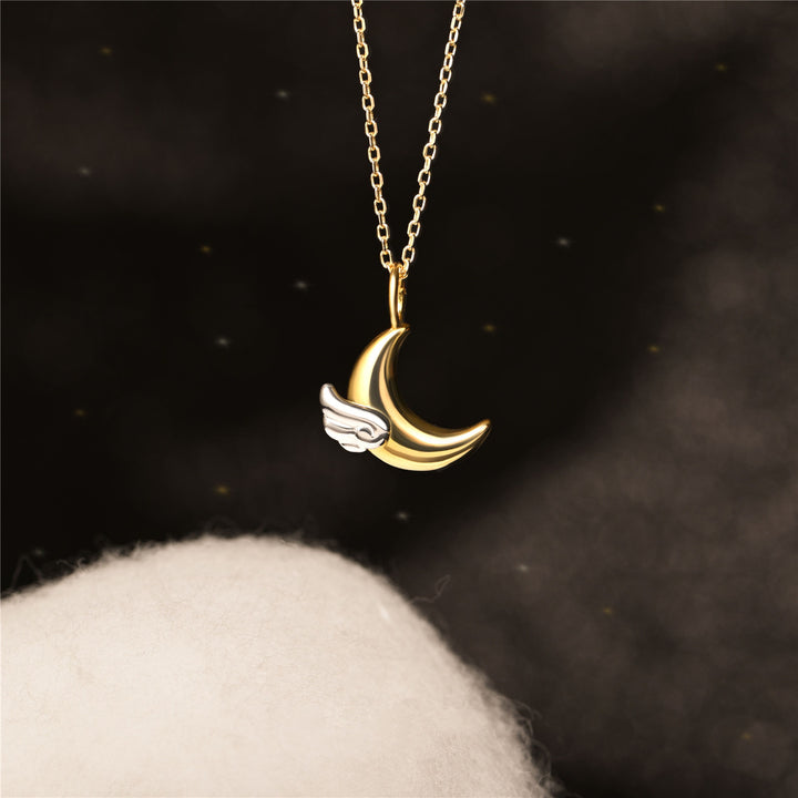 S925 Silver Dreams Come True Moon Pendant – Jewelry Gift Ideas — 1