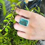 Creative Rectangular Geometric Ring – Thoughtful Gifts — 5
