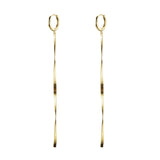 Fashion Sterling Silver Long Snake Earrings – Stylish Gifts — 2