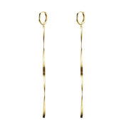 Fashion Sterling Silver Long Snake Earrings – Stylish Gifts — 2
