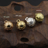 DIY Jewelry Accessories Cast Copper Pattern Bell – Jewelry Gift Ideas — 3