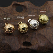 DIY Jewelry Accessories Cast Copper Pattern Bell – Jewelry Gift Ideas — 3
