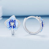 Women's S925 Silver Phalaenopsis Flower Earrings – Gifts for Her — 3