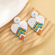 Creative Beach Vacation Handmade Fabric Bead Earrings – Gifts for Her — 3